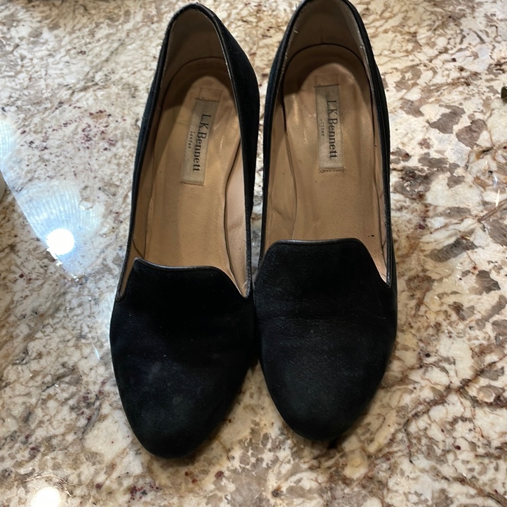 LK Bennett loafer heel